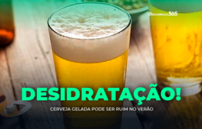 Cerveja Gelada Pode ser ruim no verão